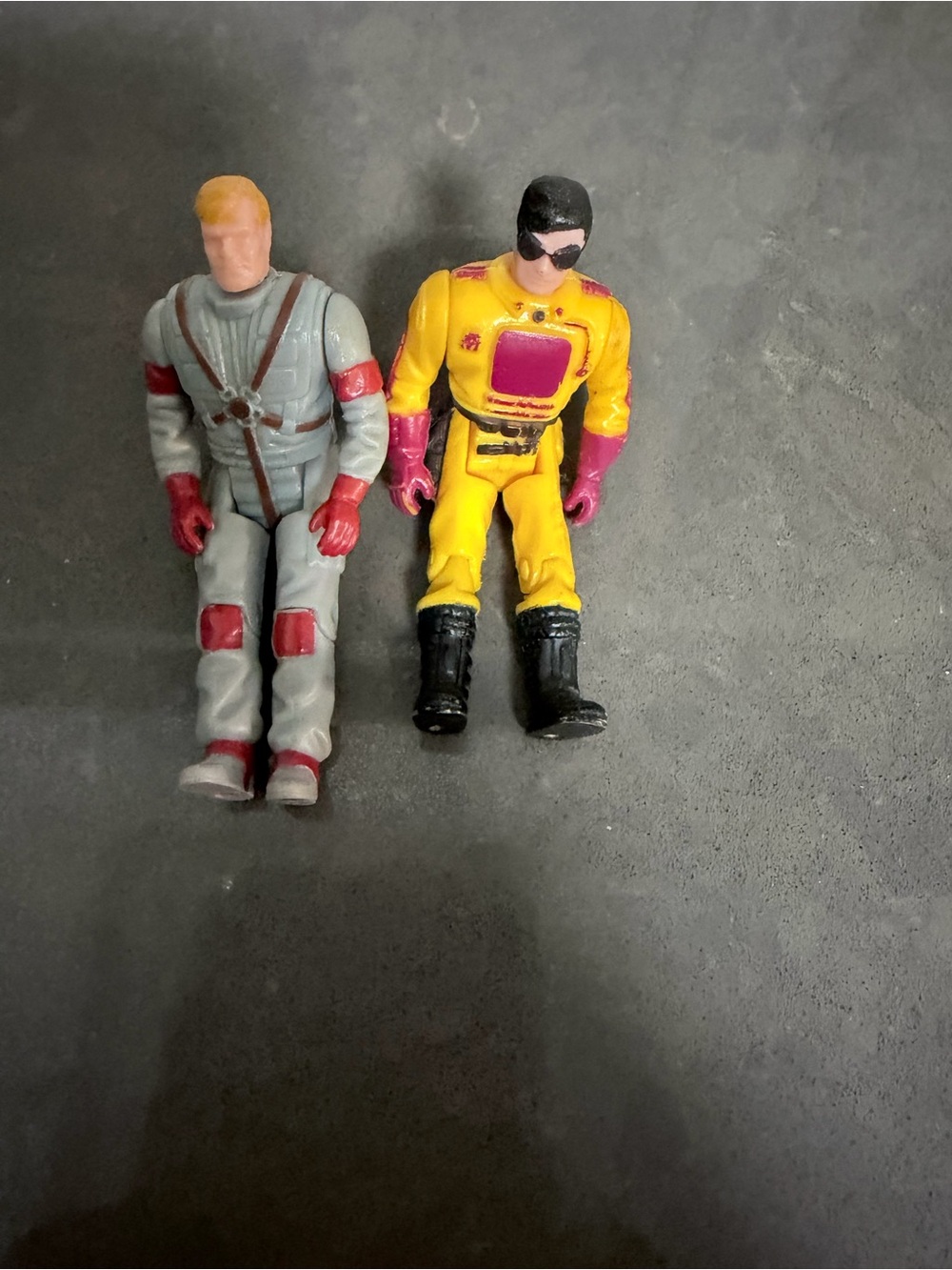 Vintage pair of MASK action figures by Kenner Matt Trakker Brad Turner rare